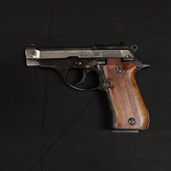【中古】マルシン 不具合品 ベレッタ M84 木製グリップ