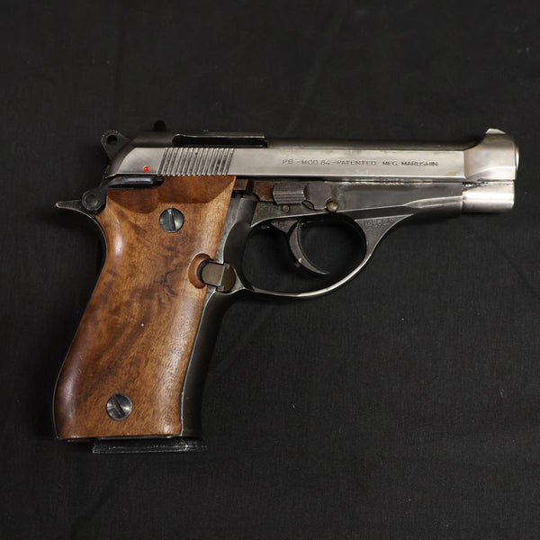 【中古】マルシン 不具合品 ベレッタ M84 木製グリップ