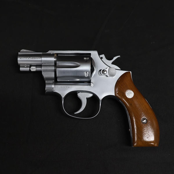 【中古】コクサイ S&W M64 シルバー 2インチ モデルガン ABS 木製グリップ