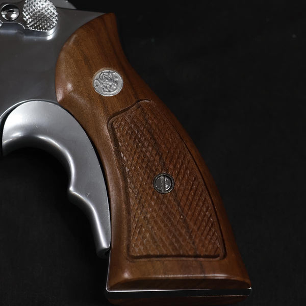 【中古】コクサイ S&W M65 シルバー 4インチ モデルガン ABS 木製グリップ