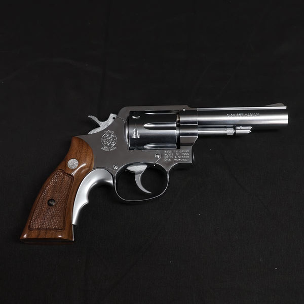 【中古】コクサイ S&W M65 シルバー 4インチ モデルガン ABS 木製グリップ