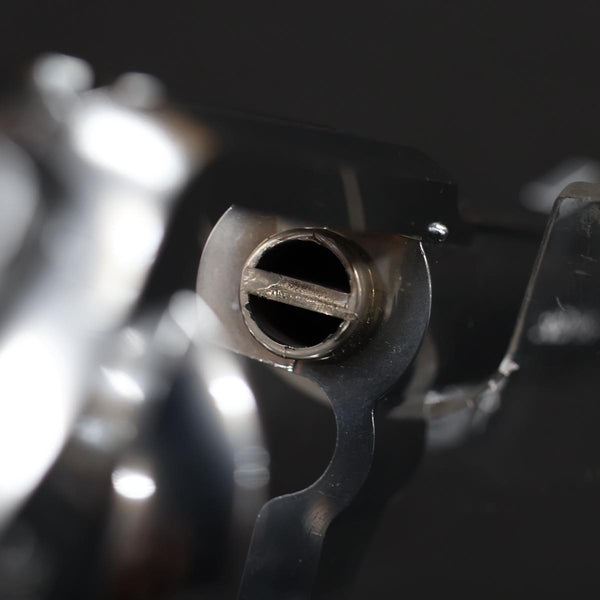 【中古】コクサイ S&W M65 シルバー 4インチ モデルガン ABS 木製グリップ
