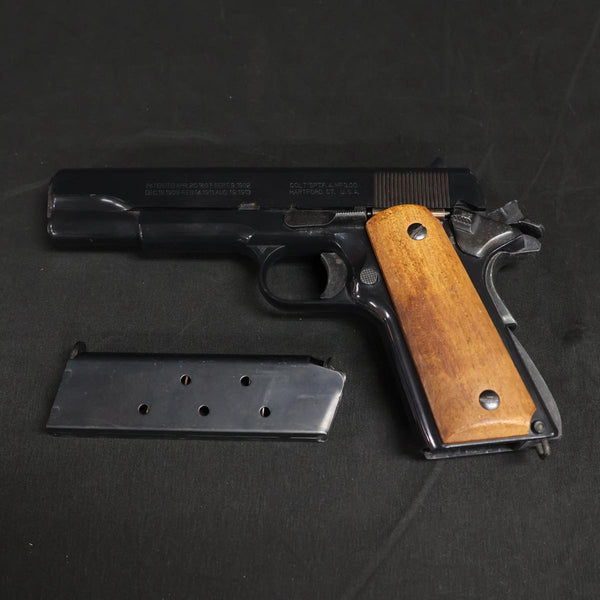 【中古】MGC ジャンク M1911A1 U.S ARMY モデルガン 木製グリップ