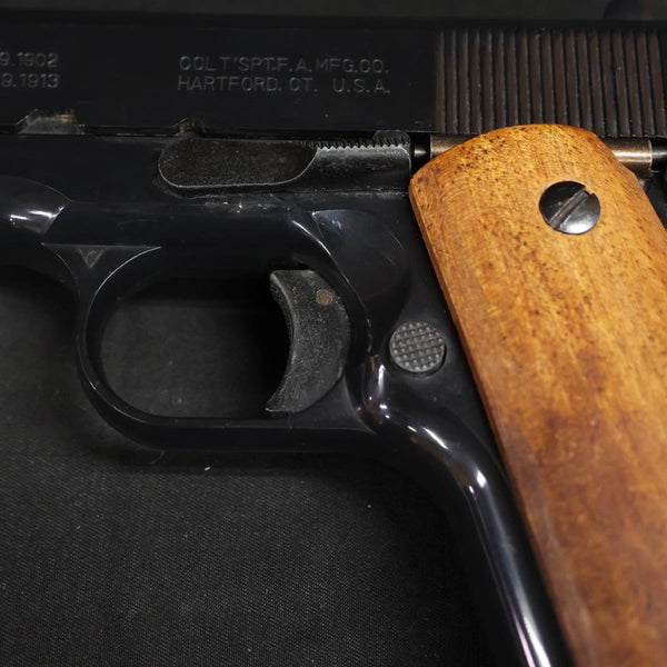 【中古】MGC ジャンク M1911A1 U.S ARMY モデルガン 木製グリップ