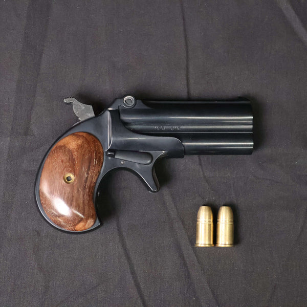 【中古】CMC デリンジャー モデルガン 木製グリップ