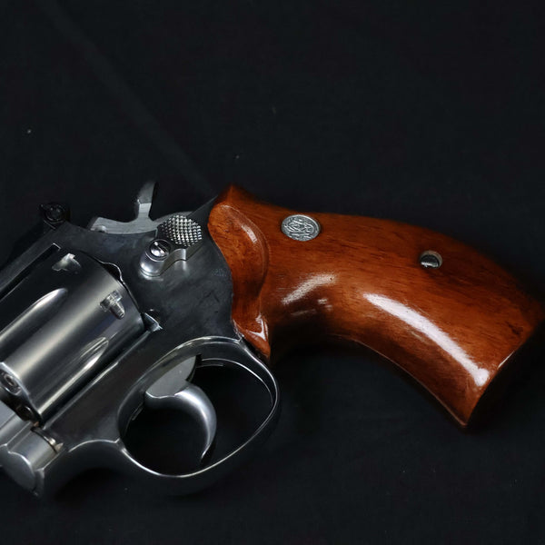 【中古】コクサイ S&W M66 M19 モデルガン 357マグナム 木製グリップ