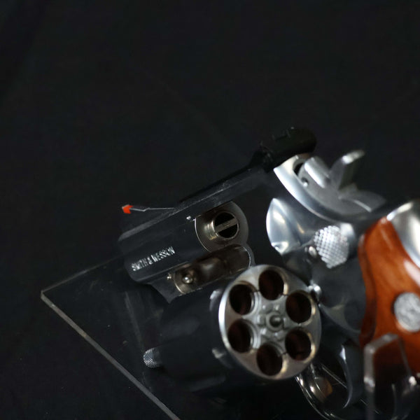 【中古】コクサイ S&W M66 M19 モデルガン 357マグナム 木製グリップ