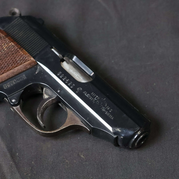 【中古】ウエスタンアームズ WA ワルサー PPk/s モデルガン 木製グリップ