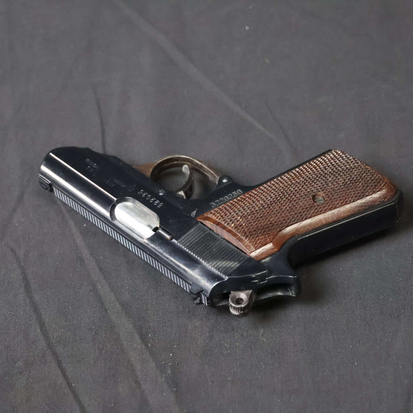 【中古】ウエスタンアームズ WA ワルサー PPk/s モデルガン 木製グリップ