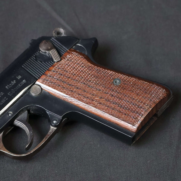 【中古】ウエスタンアームズ WA ワルサー PPk/s モデルガン 木製グリップ