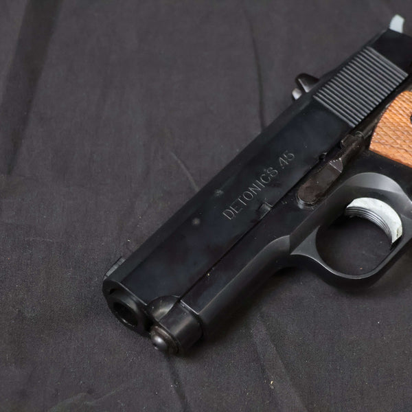 【中古】MGC デトニクス 45 モデルガン 木製グリップ