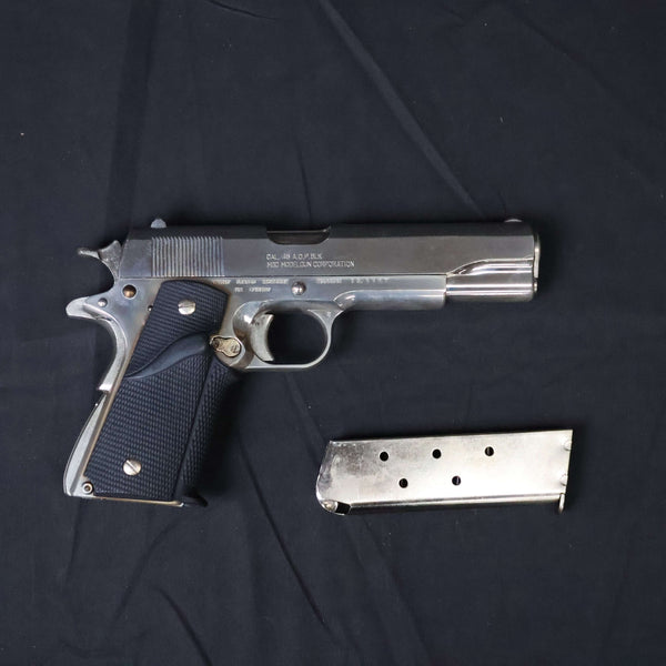 【中古】MGC コルト M1911A1 シルバー メッキ モデルガン