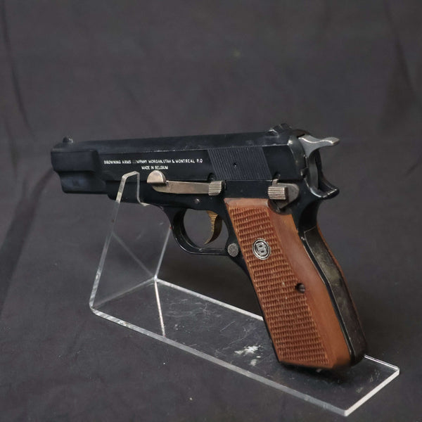 【中古】マルシン FN ブローニング ハイパワー デラックス モデルガン 木製グリップ