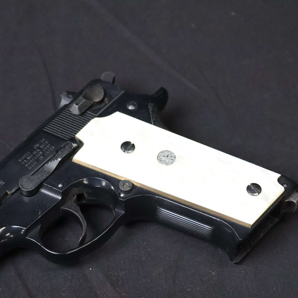 【中古】MGC S&W M59 モデルガン WA 真鍮 パールグリップ