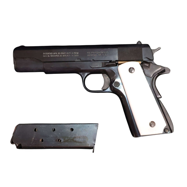 【中古】MGC コルト M1911A1 モデルガン 象牙風 グリップ