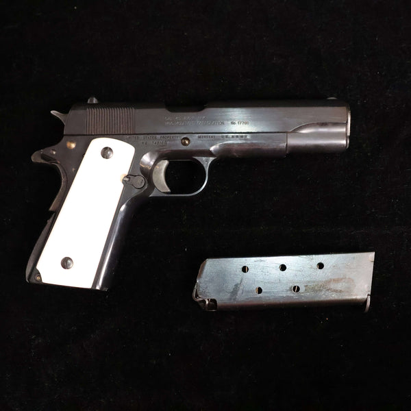 【中古】MGC コルト M1911A1 モデルガン 象牙風 グリップ