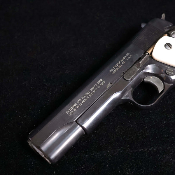 【中古】MGC コルト M1911A1 モデルガン 象牙風 グリップ
