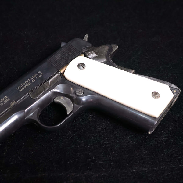 【中古】MGC コルト M1911A1 モデルガン 象牙風 グリップ
