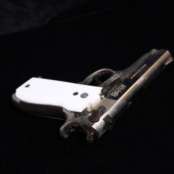 【中古】マルシン S&W M39-2 モデルガン シルバー  象牙風 グリップ