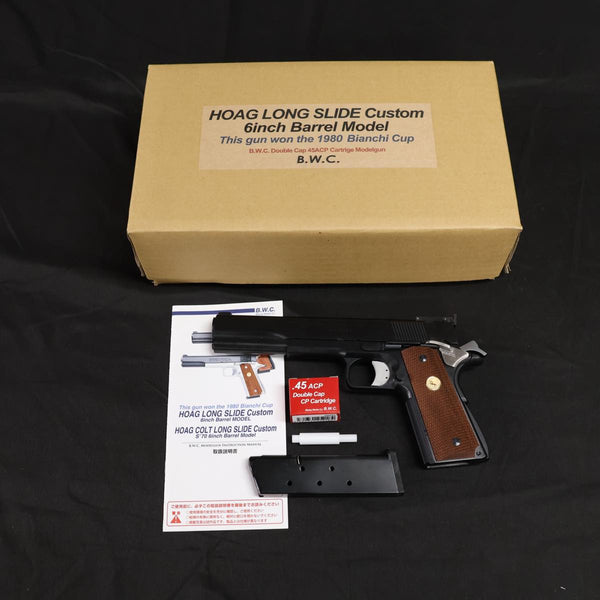 【中古】B.W.C HOAG LONG SLIDE Custom 6inch Barrel Model モデルガン