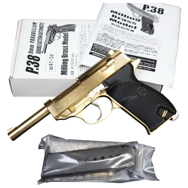 【中古】HOBBY FIX ホビーフィックス ZEKE P38 真鍮 モデルガン