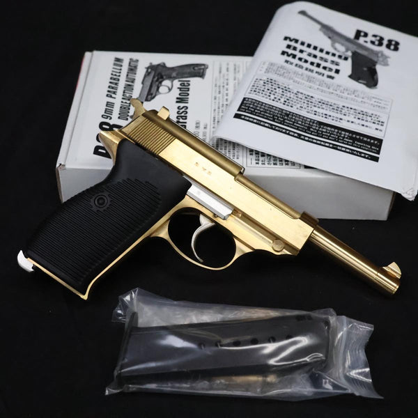 【中古】HOBBY FIX ホビーフィックス ZEKE P38 真鍮 モデルガン