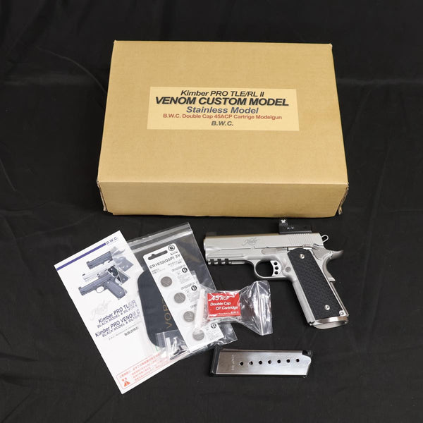 【中古】B.W.C キンバー Kimber PRO TLE/RL 2 PRO VENOM CUSTOM モデルガン