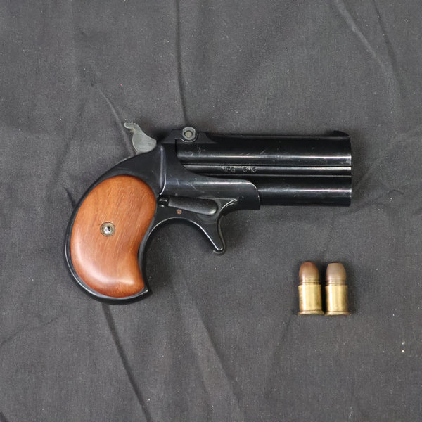 【中古】CMC デリンジャー モデルガン 木製グリップ