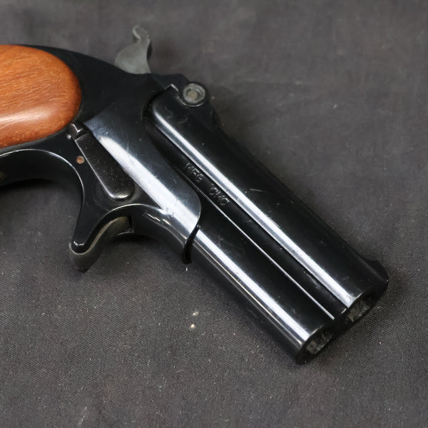 【中古】CMC デリンジャー モデルガン 木製グリップ