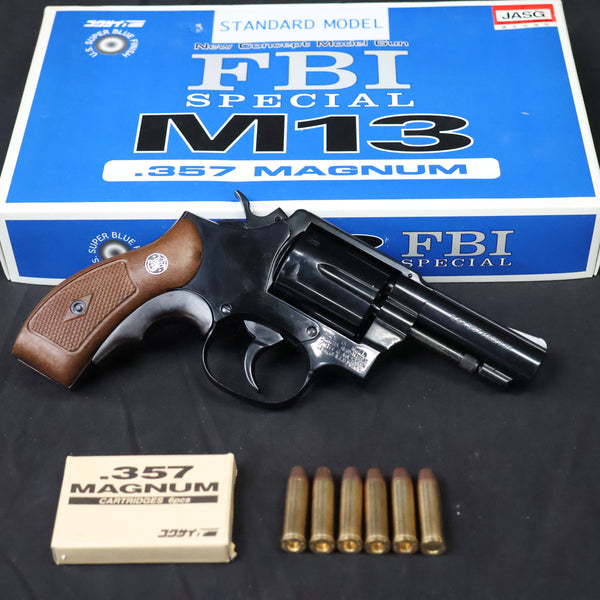 【中古】コクサイ S&W M13 FBI スペシャル モデルガン