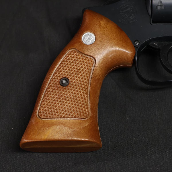 【中古】コクサイ S&W M19 357 コンバット マグナム モデルガン 木製グリップ