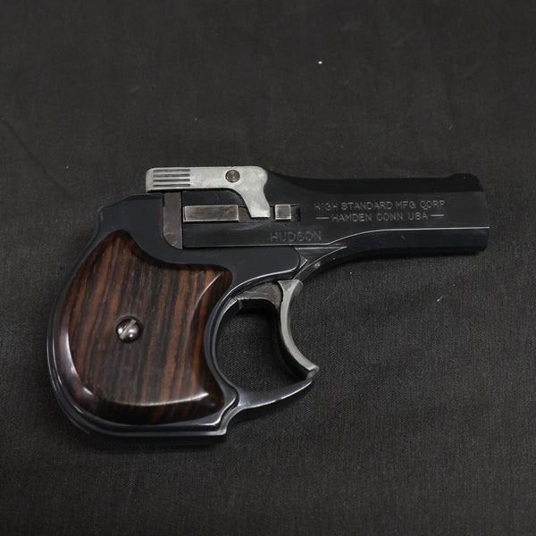 【中古】ハドソン産業 デリンジャー ハイスタンダード D-100 モデルガン 木製グリップ