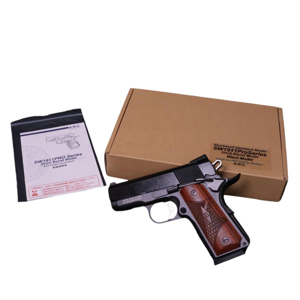 【中古】B.W.C S&W SW1911 Pro シリーズモデル 3インチ パフォーマンスセンター 発火式モデルガン