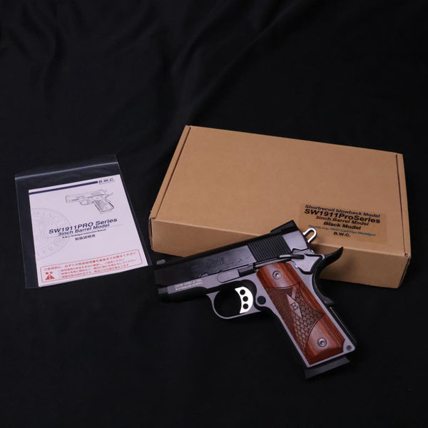 【中古】B.W.C S&W SW1911 Pro シリーズモデル 3インチ パフォーマンスセンター 発火式モデルガン