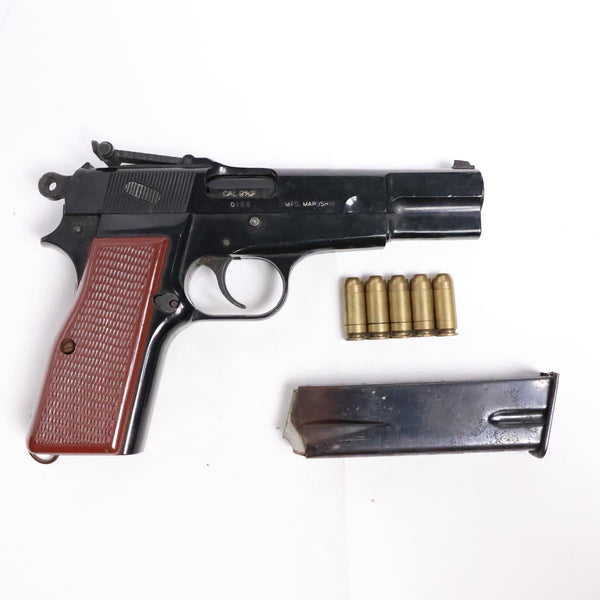 【中古】マルシン ブローニング ハイパワー M-1935 MILITARY モデルガン