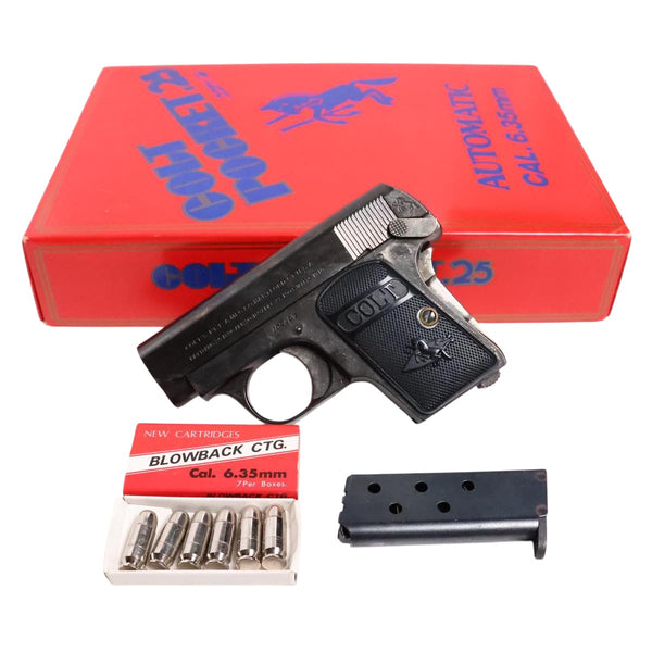 【中古】コクサイ コルト 25 ポケット オート モデルガン メタルフィニッシュ