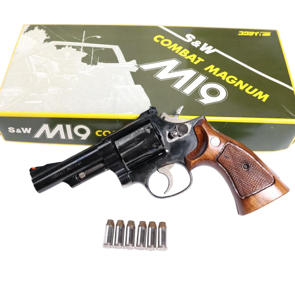 【中古】S&W M19 コンバットマグナム 4インチ モデルガン
