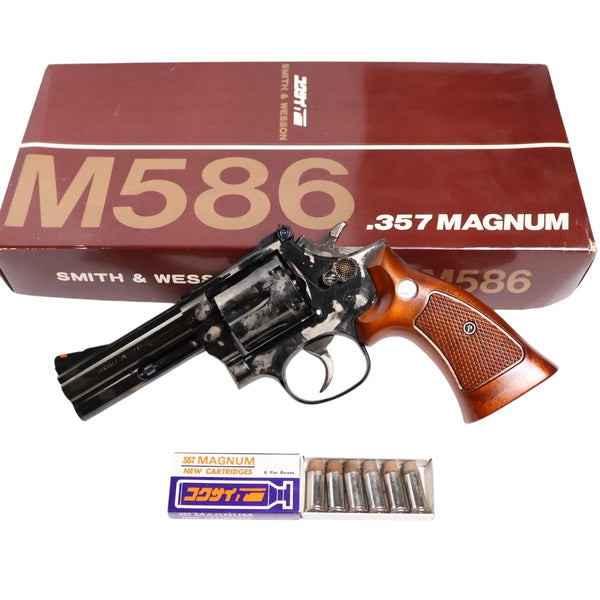 【中古】コクサイ S&W M586 357 マグナム モデルガン メタルフィニッシュ - ARMZ CITY モデルガン専門店