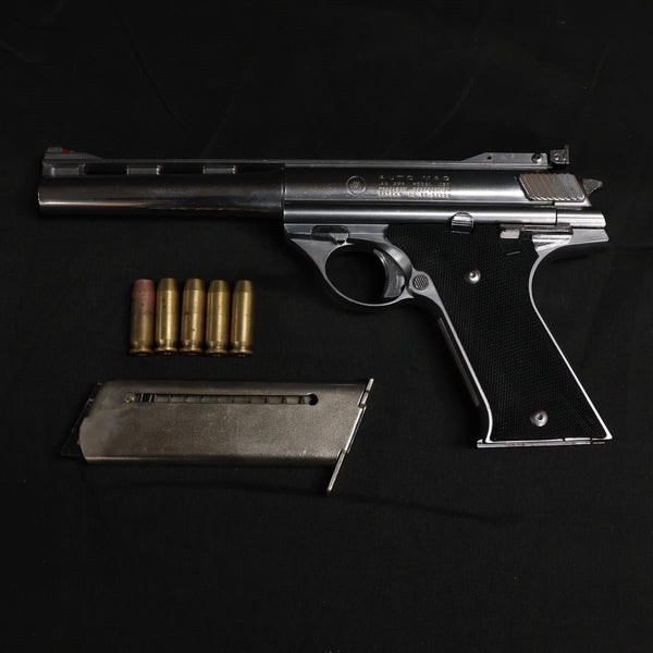 【中古】MGC 44 オートマグ モデルガン シルバー メッキ モデル