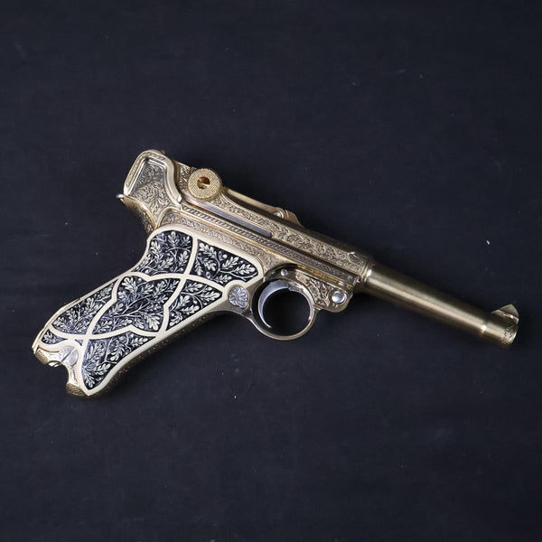 【中古】マルシン ルガー P08 モデルガン ゲーリングルガー  組み立てキット