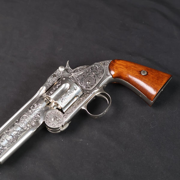 【中古】フランクリンミント ワイアットアープ  スコフィールド S&W モデル3 モデルガン