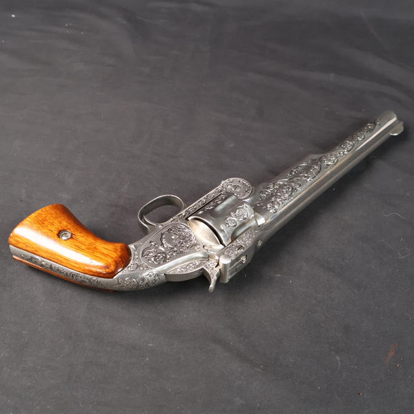 【中古】フランクリンミント ワイアットアープ  スコフィールド S&W モデル3 モデルガン