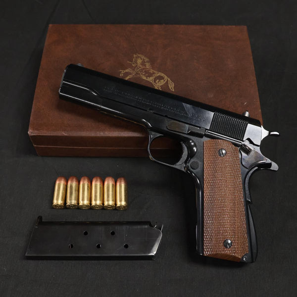【中古】ELAN 六研 コルト ガバメント ナショナルマッチ 35年製 M1911 モデルガン