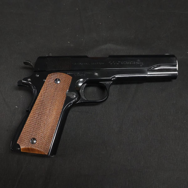 【中古】ELAN 六研 コルト ガバメント ナショナルマッチ 35年製 M1911 モデルガン