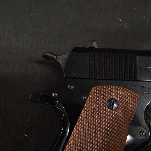 【中古】ELAN 六研 コルト ガバメント ナショナルマッチ 35年製 M1911 モデルガン