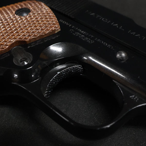 【中古】ELAN 六研 コルト ガバメント ナショナルマッチ 35年製 M1911 モデルガン