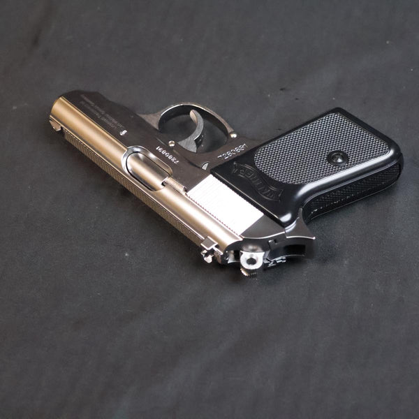 【中古】マルシン ワルサー PPK シルバー モデルガン