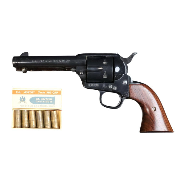 【中古】ウエスタンアームズ WA コルト SAA シングルクションアーミー シビリアン モデルガン 木製グリップ