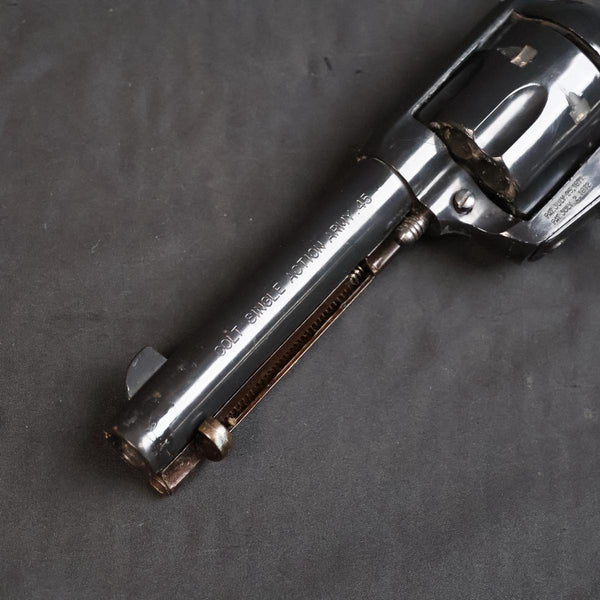 【中古】ウエスタンアームズ WA コルト SAA シングルクションアーミー シビリアン モデルガン 木製グリップ