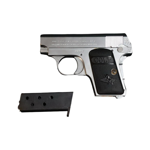 【中古】コクサイ コルト ポケット 25オート シルバー モデルガン